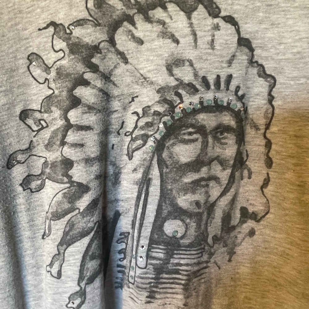 Indian chief long sleeve tshirt